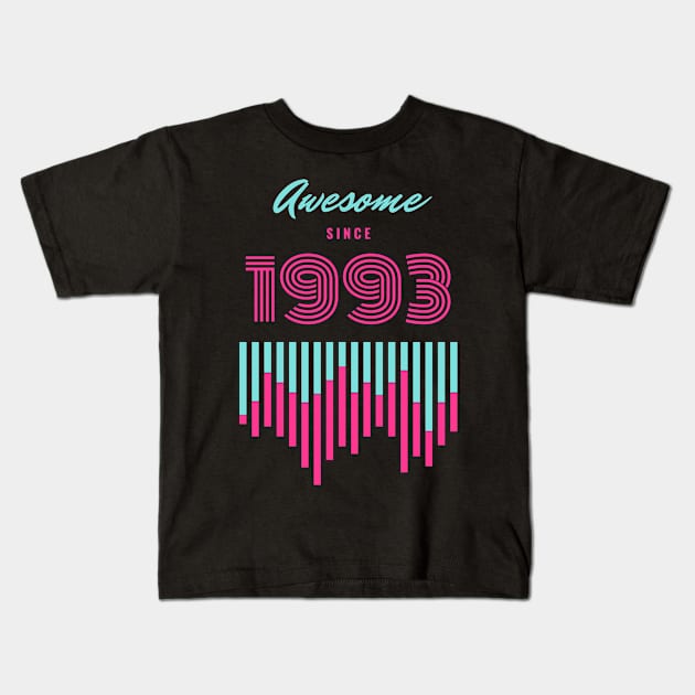 Awesome since 1993 Kids T-Shirt by Trendy Trends